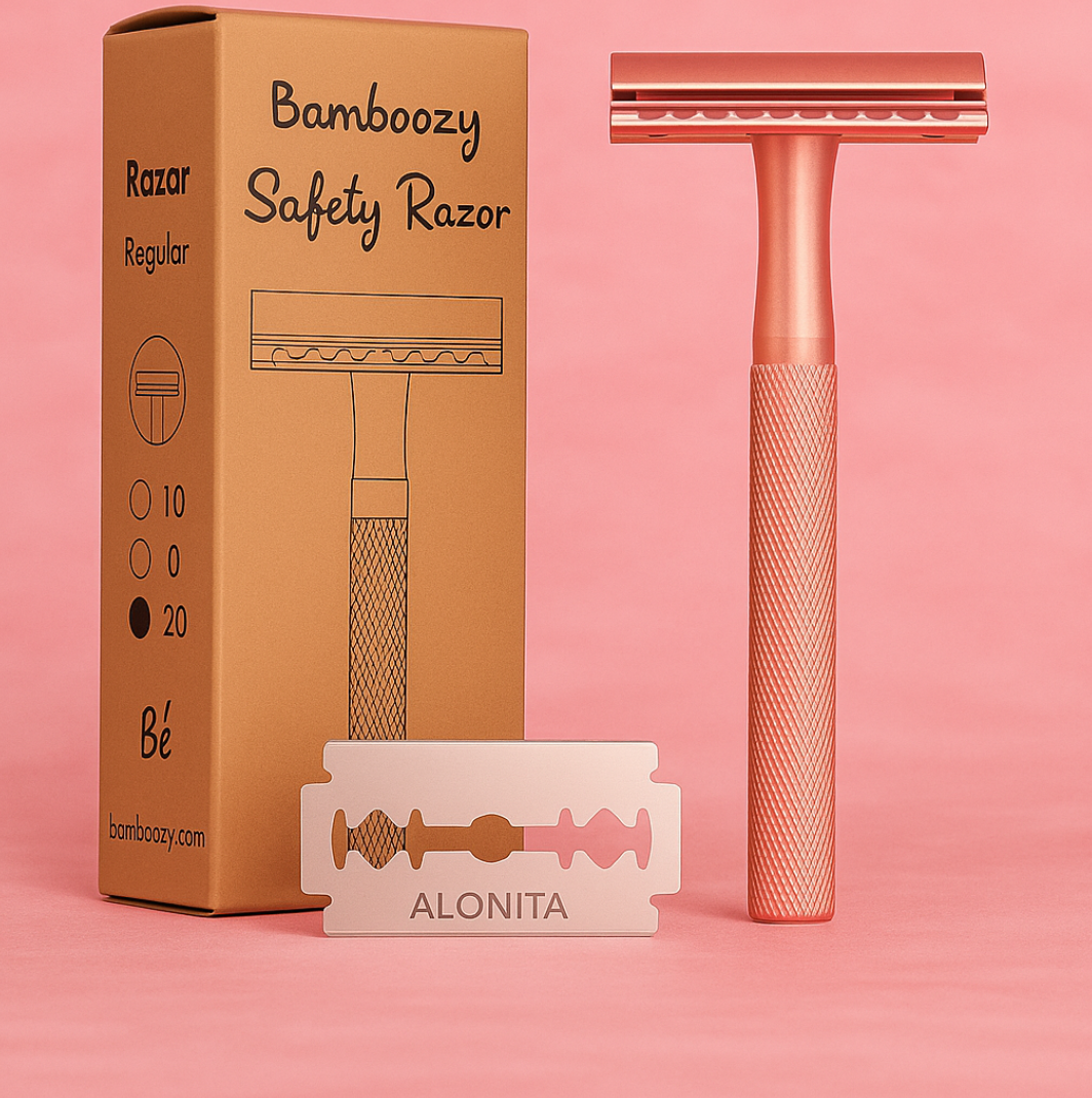 Rasoir Femme Alonita – Lames Douces – Zéro Irritation – Rasage Rapide et Confortable
